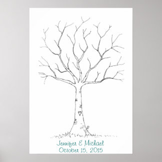 Finger Print Tree (2) Poster