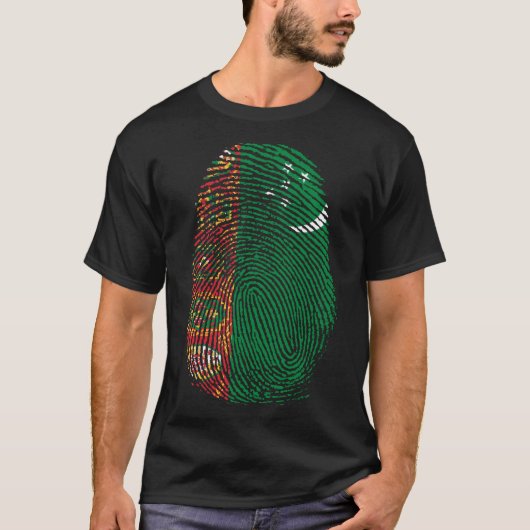 Finger Print - Turkmenistan T-Shirt (Vorderseite)