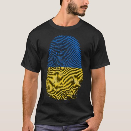 Finger Print - Ukraine T-Shirt (Vorderseite)