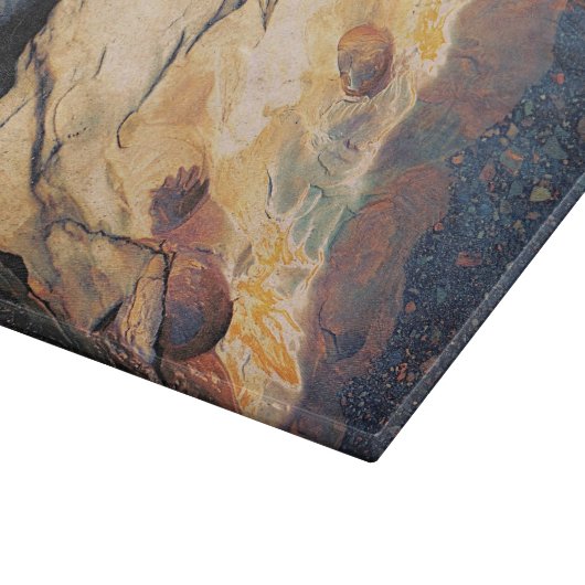 Finger See-Felsen Schneidebrett (Ecke)