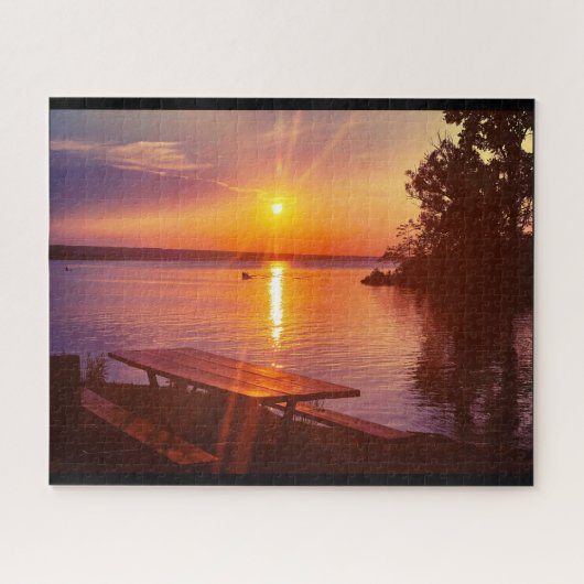 FINGER SEEN CAYUGA LAKE JIGSAW PUZZLE (Horizontal)