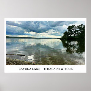 FINGER SEEN CAYUGA LAKE POSTER