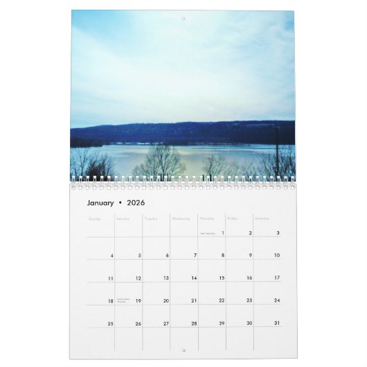FINGER SEEN CAYUGA SEE ITHACA Kalender (Jan 2026)