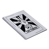 Finger - Tarot-Karte Notizblock (Rechte Seite)