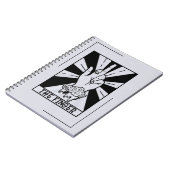 Finger - Tarot-Karte Notizblock (Linke Seite)