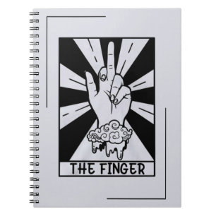 Finger - Tarot-Karte Notizblock