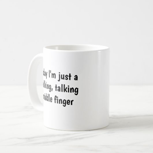 Finger-Tasse Kaffeetasse (Vorderseite Links)