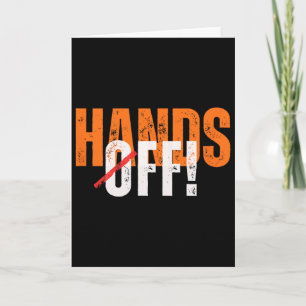 Finger weg! Anti-Trump  Karte