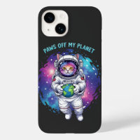 Finger weg von meinem Planeten – Astronaut Katzen