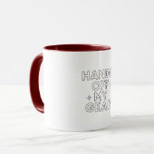 Finger weg von meiner Kaffeetasse (Vorderseite Links)