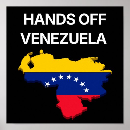 Finger weg von Venezuela Poster (Vorne)
