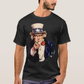 Finger Zeige Patriotic Icon T-Shirt (Vorderseite)