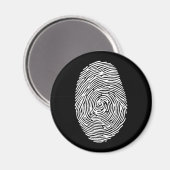 Fingerabdruck4 Magnet (Vorderseite/Rückseite)