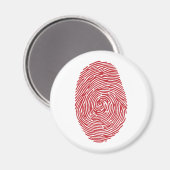 Fingerabdruck5 Magnet (Vorderseite/Rückseite)
