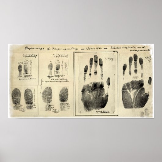 FINGERABDRUCK 1859 POSTER (Vorne)