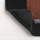 Fingerabdruck als Football USA Sport Mousepad (Ecke)
