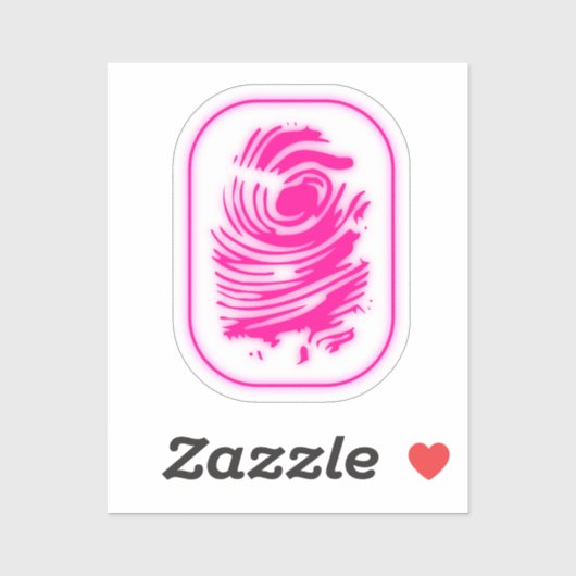 Fingerabdruck Aufkleber (Blatt)