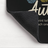 Fingerabdruck-Autismus5 Mousepad (Ecke)