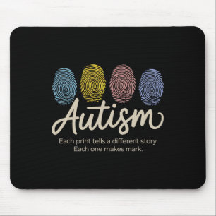 Fingerabdruck-Autismus5 Mousepad