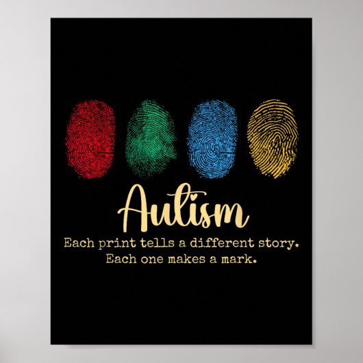 Fingerabdruck-Autismus7 Poster (Vorne)