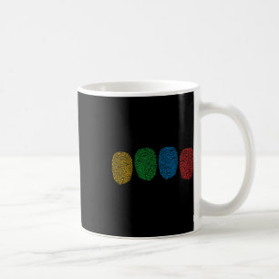 Fingerabdruck Autismus Bewusstsein Neurovielfalt A Kaffeetasse