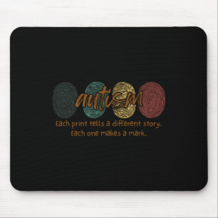 Fingerabdruck Autismus Jeder Abdruck Erzählt Eine  Mousepad
