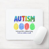 Fingerabdruck-Autismus Mousepad (Mit Mouse)