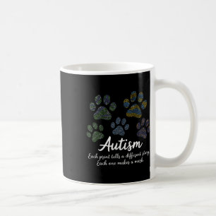 Fingerabdruck Autismus Sensibilisierungsmonat Heim Kaffeetasse