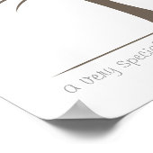 Fingerabdruck-Baby-Tree - Gelb Poster (Ecke)