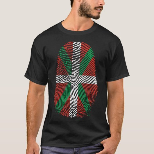Fingerabdruck - Baskisch T-Shirt (Vorderseite)
