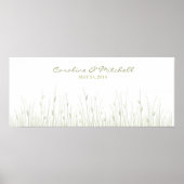 Fingerabdruck-Blume Poster (Vorne)