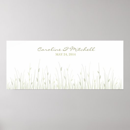 Fingerabdruck-Blume Poster (Vorne)