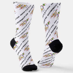 Fingerabdruck der Desoxyribonukleinsäure des 21. J Socken