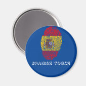 Fingerabdruck der spanischen Touch Magnet (Vorderseite/Rückseite)