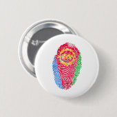 Fingerabdruck des Flaggenstaates von Eritrea Button (Vorne & Hinten)