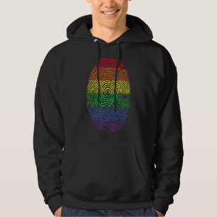 Fingerabdruck des LGBT-Flag-Drucks - LGBT-Prix 1 Hoodie