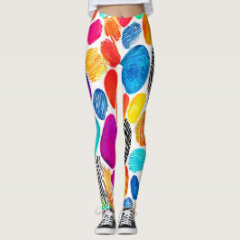 Fingerabdruck Fusion Art Leggings