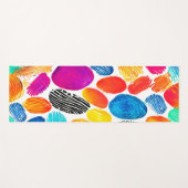 Fingerabdruck Fusion Art Yogamatte (Vorderseite (Horizontal))