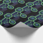 Fingerabdruck Geschenkpapier (Ecke)