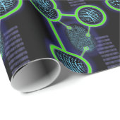 Fingerabdruck Geschenkpapier (Rolleneckpunkt)