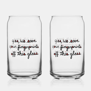 Fingerabdruck Glas