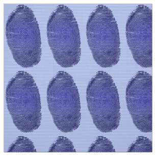 Fingerabdruck-Grafik Stoff