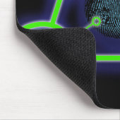 Fingerabdruck-Identifikation Mousepad (Ecke)