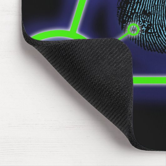 Fingerabdruck-Identifikation Mousepad (Ecke)