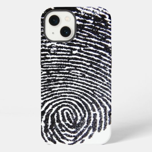 Fingerabdruck iPhone Hülle (Rückseite)