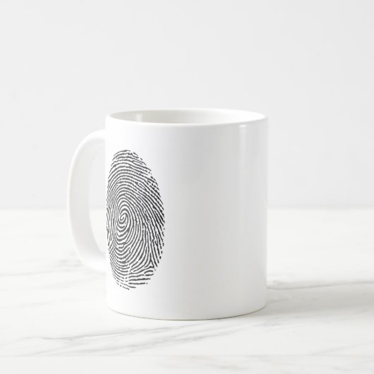 Fingerabdruck Kaffeetasse (Vorderseite Links)