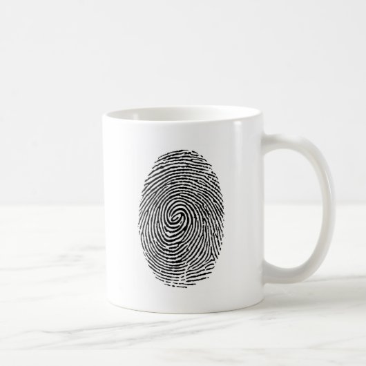 Fingerabdruck Kaffeetasse (Rechts)
