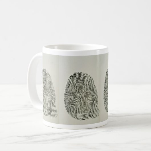 Fingerabdruck Kaffeetasse (Vorderseite Links)