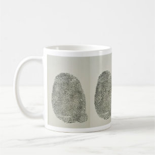 Fingerabdruck Kaffeetasse