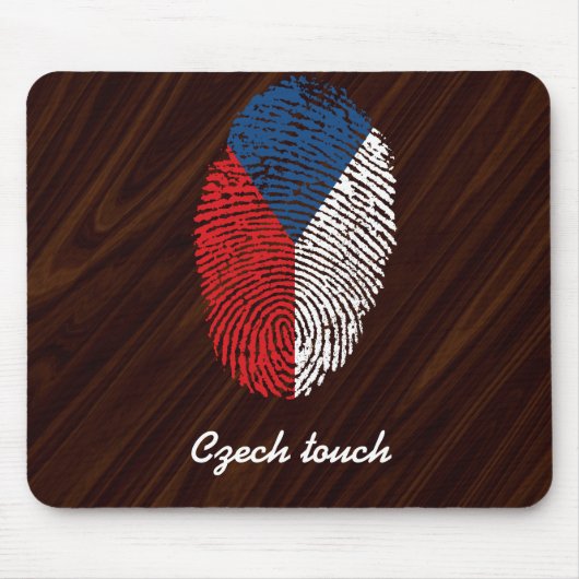 Fingerabdruck-Kennzeichen der tschechischen Touch Mousepad (Vorne)